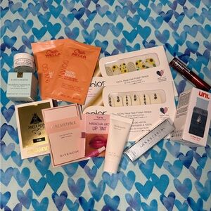 various beauty products